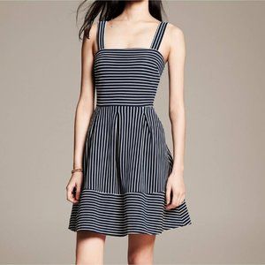 Banana Republic Blue & White striped dress